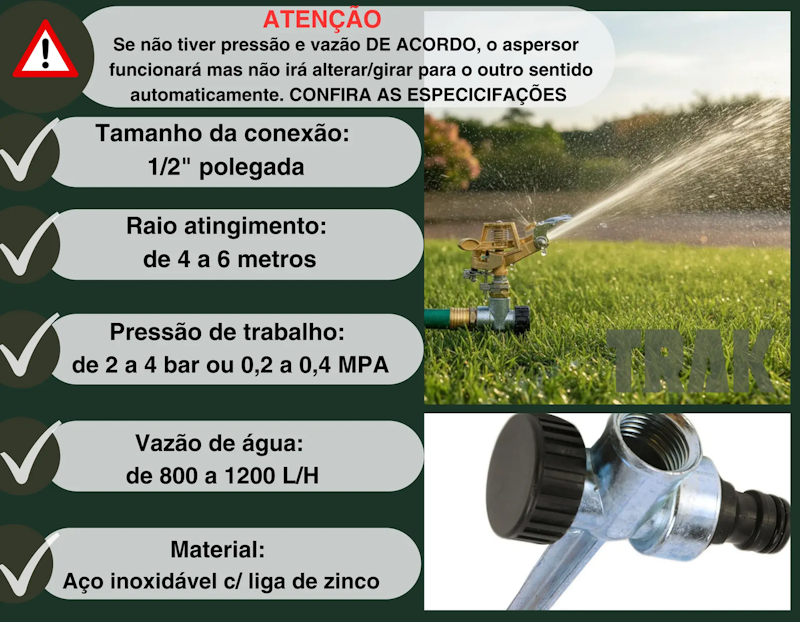 Mini Canhão Americano Aspersor 3