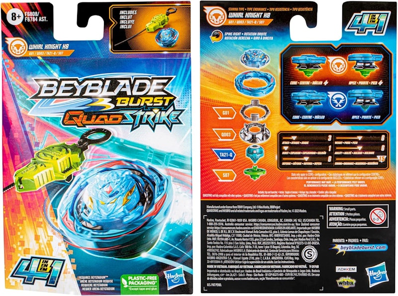 Beyblade Burst QuadStrike Whirl Knight K8 5