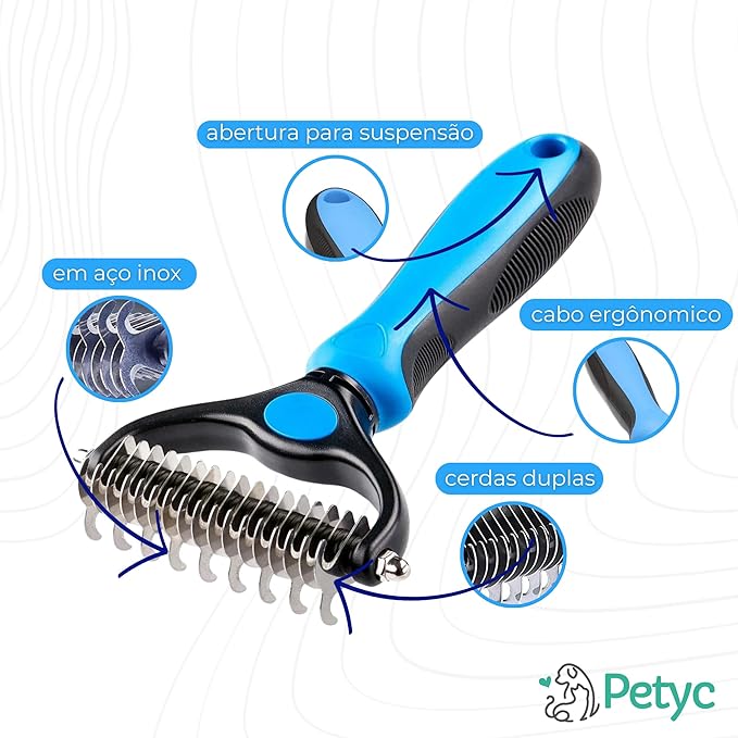 Escova Rake Desembaraçadora Profissional 3
