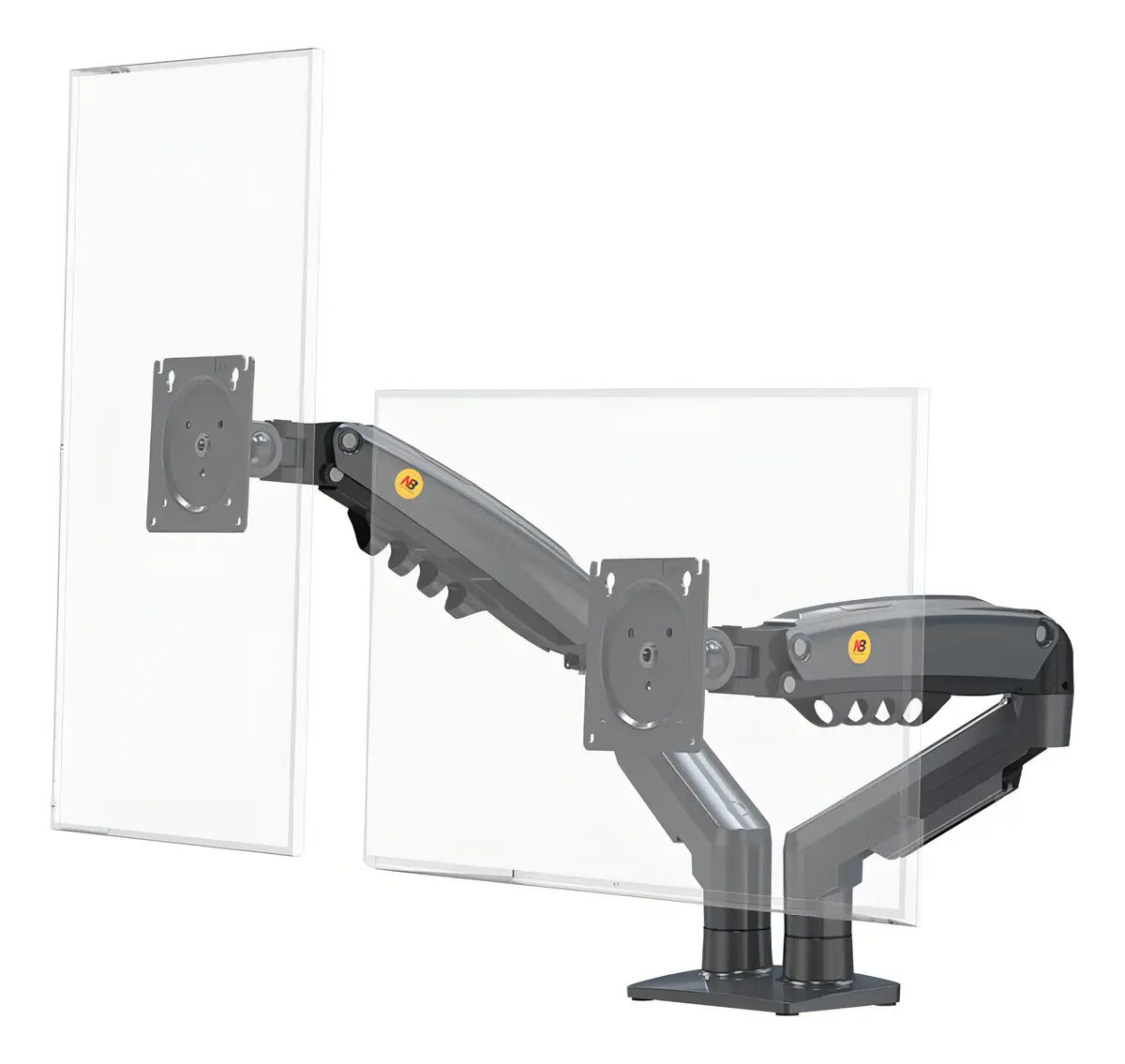 Suporte Duplo Articulado para Monitor com Pistão a Gás NB North Bayou 1