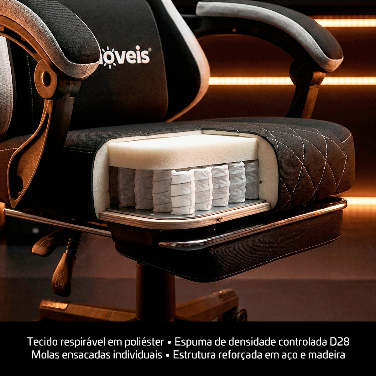 Cadeira Gamer Belmóveis 4