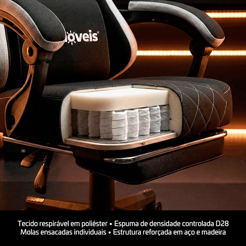 Cadeira Gamer Belmóveis 4