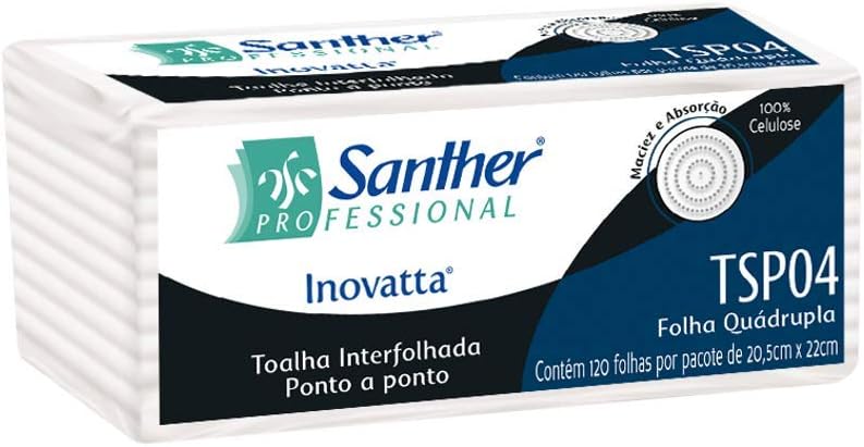 Toalha Interfolhada Inovatta Folha Quádrupla 1