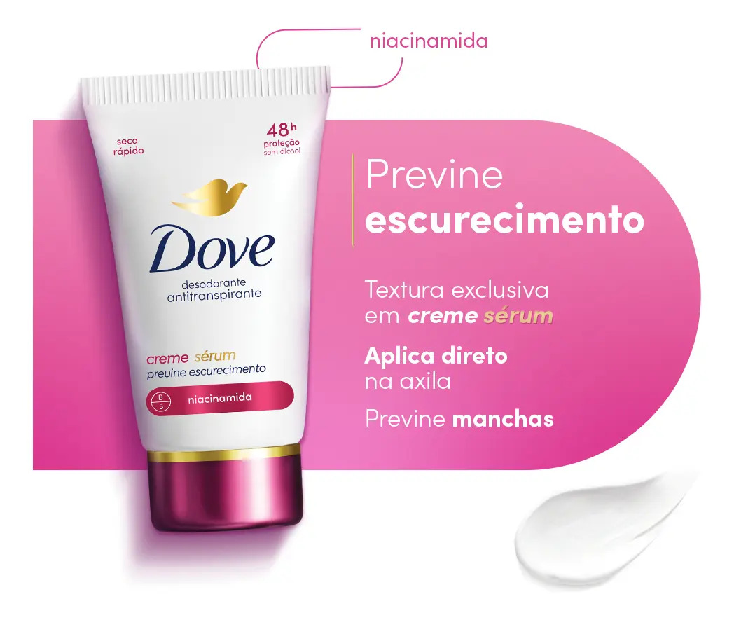 Desodorante Antitranspirante Creme Sérum 3