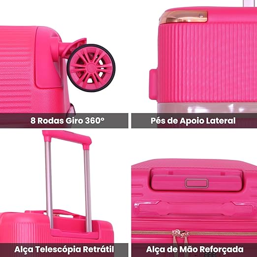 Mala de Viagem Versalhes Rígida 360° 2