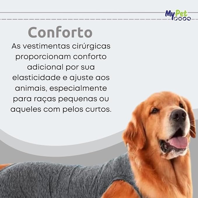 Roupa Pet Cirúrgica Pós-Cirurgia e Pós-Operatório  5