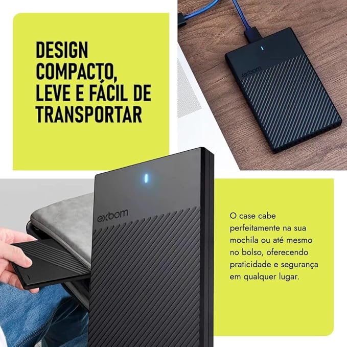 Case Externo USB 3.0 para HD 2