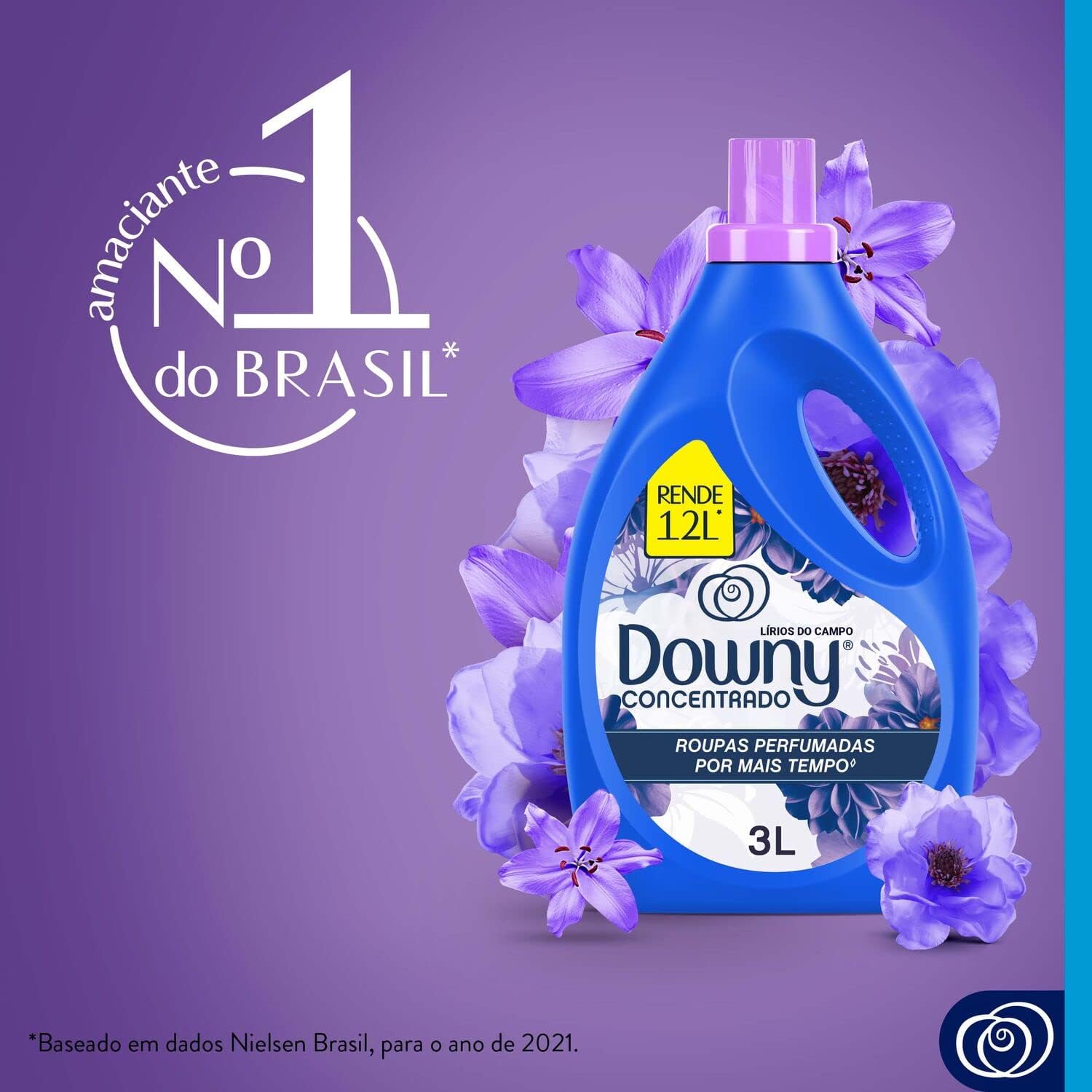 Amaciante Downy Lírios do Campo (3 L) 4