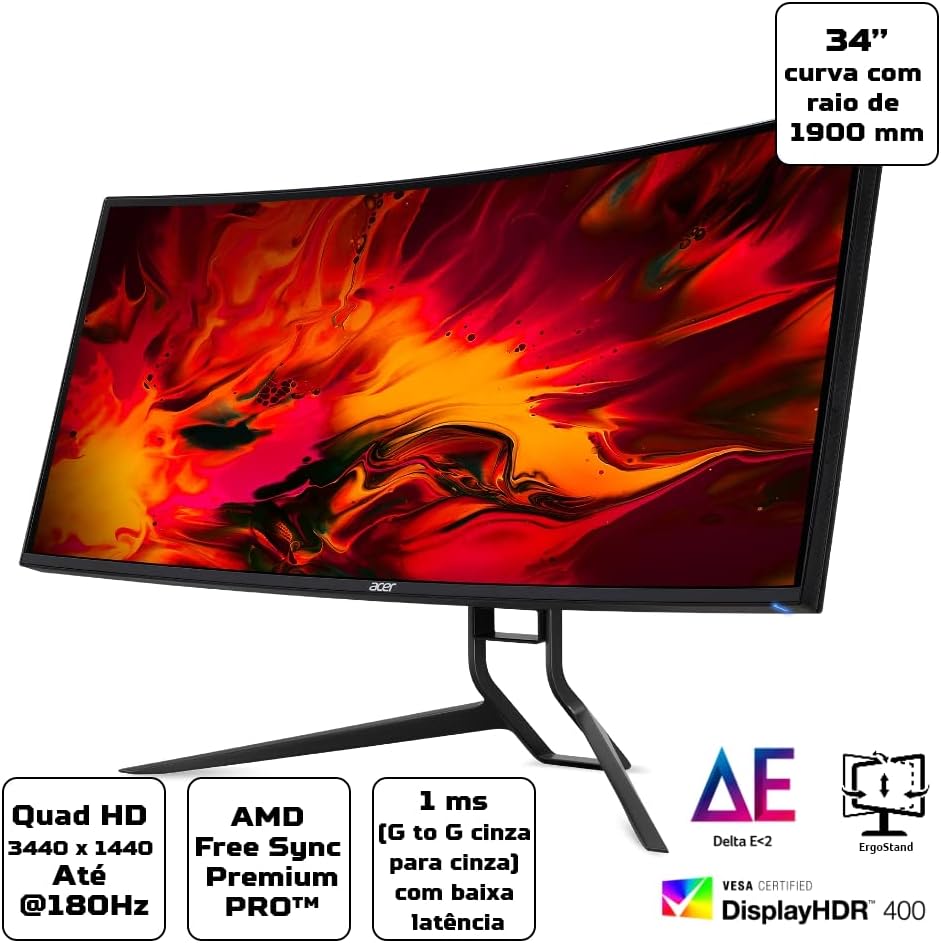 Monitor Gamer Acer Nitro XR3 34" 2