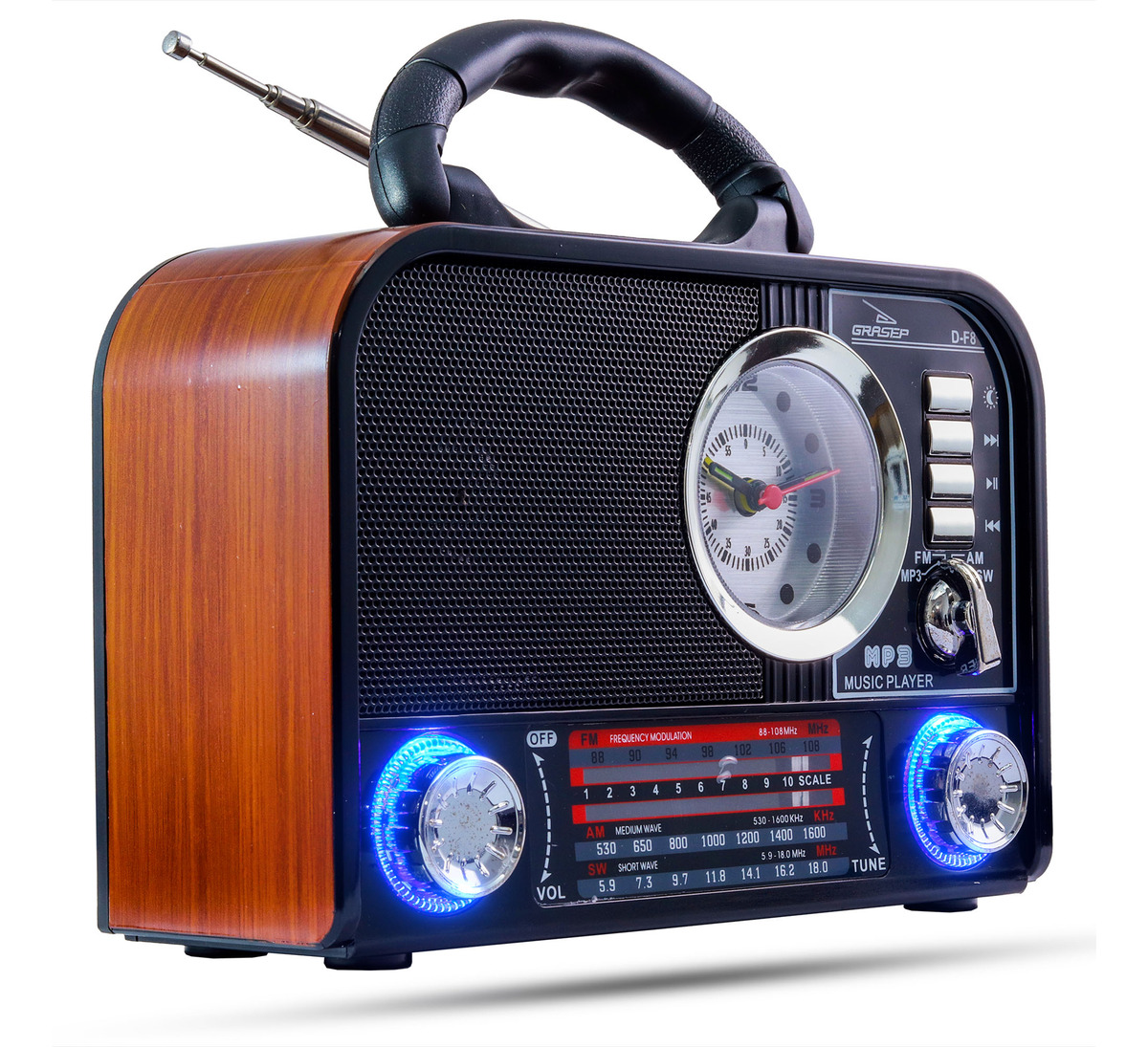 Rádio Portátil Retrô Vintage 1