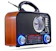 GRASEP Rádio Portátil Retrô Vintage 1