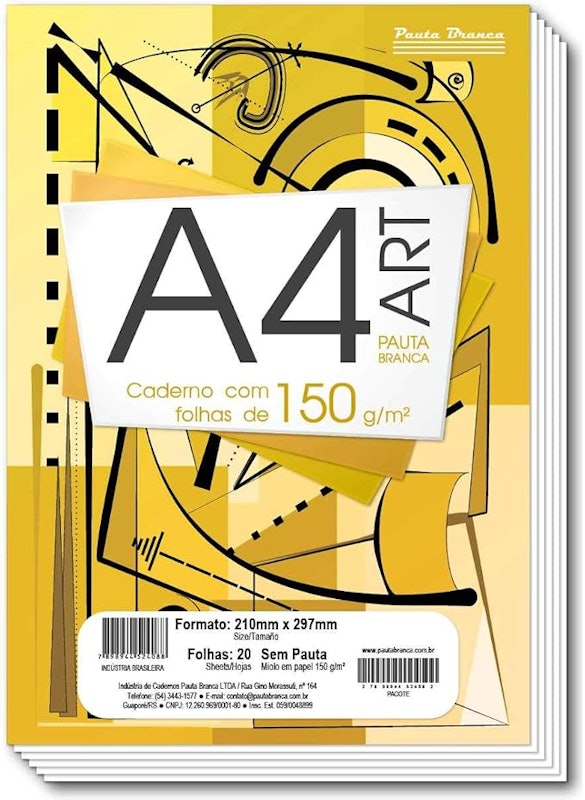 Bloco de Desenho A4 1