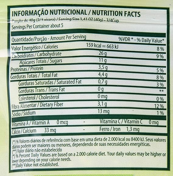Granola sem Adição de Açúcar Quinoa e Amêndoas 3