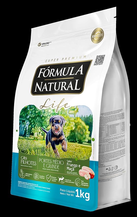 Ração Super Premium Life Cães Filhotes Portes Médio e Grande 3