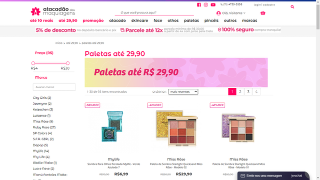 Atacadão das Maquiagens 3