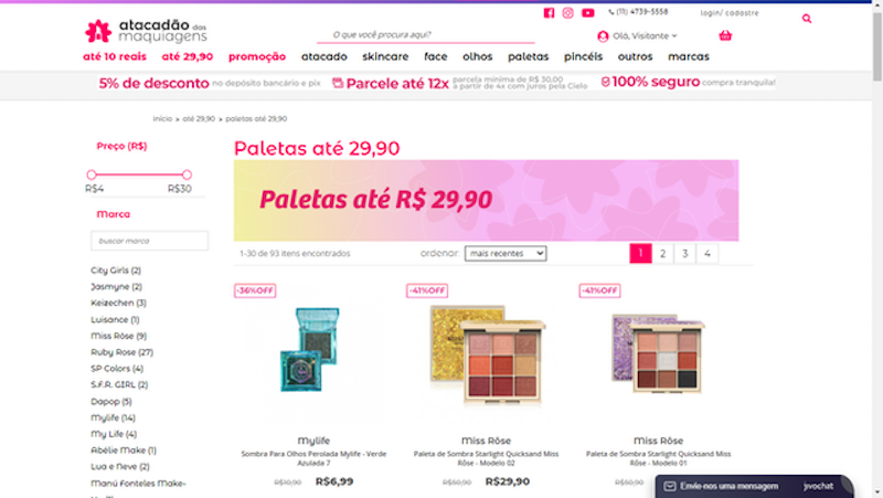 Atacadão das Maquiagens 3