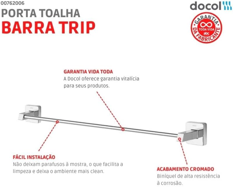 Porta-Toalhas Bastão Trip 4