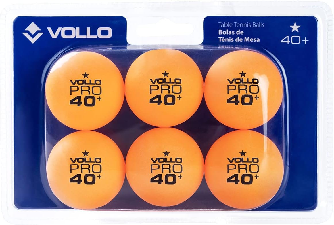 Bola de Tênis de Mesa Ping-Pong Laranja 1 Estrela 6 Unidades 2