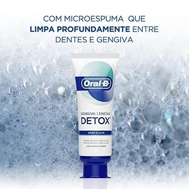 Creme Dental Oral-B Gengiva Detox Deep Clean 3