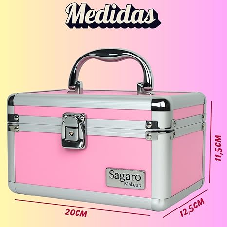 Maleta de Maquiagem Completa Sagaro Store Pele Morena 4