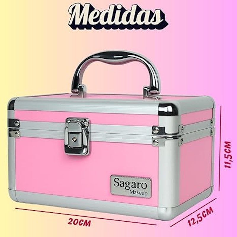 Maleta de Maquiagem Completa Sagaro Store Pele Morena 4