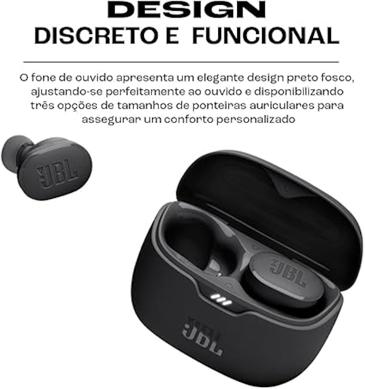 Fone de Ouvido JBL Tune Buds (Preto) 2