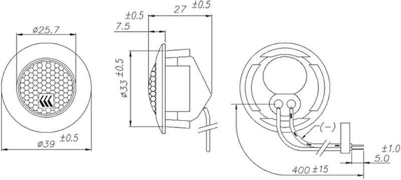 Tweeter Bravox Neo Point Car Audio or Theater 5
