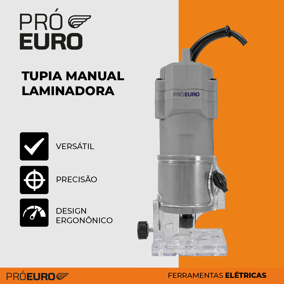 Tupia Manual Laminadora 650 W Completa Pró Euro 2