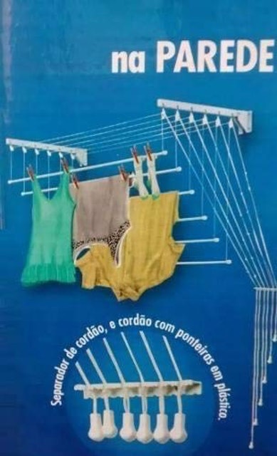 Varal de Parede/Teto Prático 3