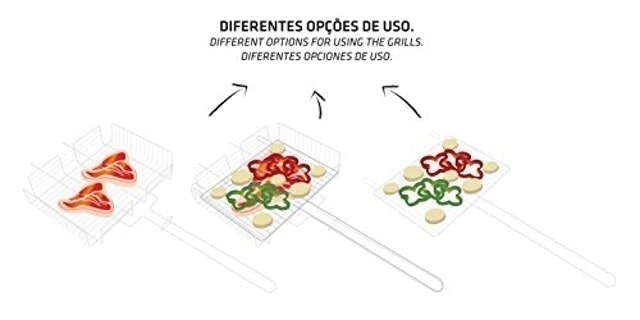 Grelha para Churrasco Tramontina Inox Multiuso 3