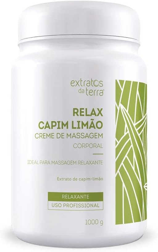Creme de Massagem Corporal Relax Capim-Limão  1