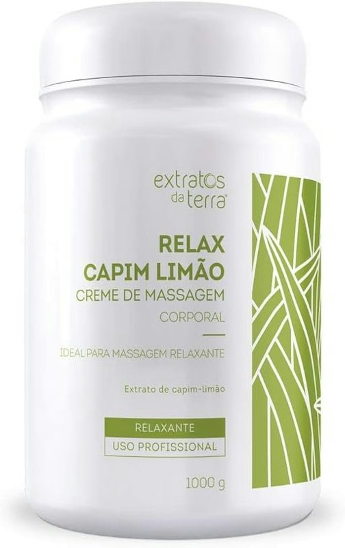 Creme de Massagem Corporal Relax Capim-Limão 1