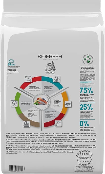 Ração Biofresh Gatos Filhotes Salmão 2