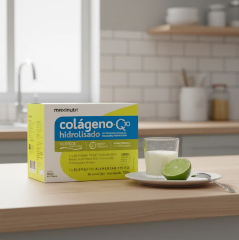 Colágeno Verisol + Q10 Sachê Limão Siciliano 30 X 5G 3
