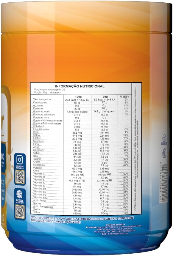Suplemento Alimentar Nutra Senior Diabetics Care 50+ Sem Sabor 2
