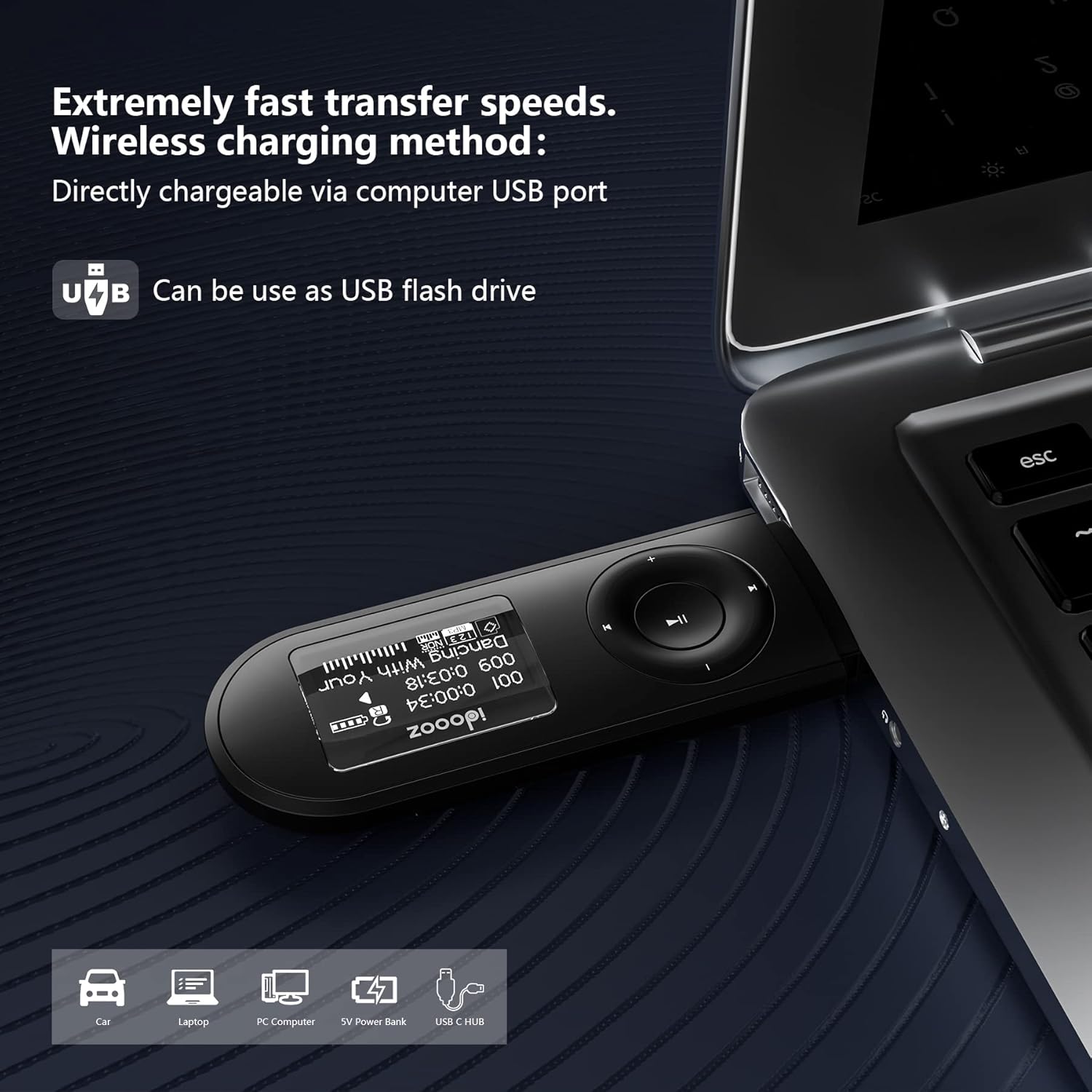 Leitor de MP3 USB com Rádio FM 3