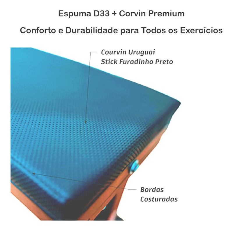 Banco Musculação Supino Reto 90 cm Runtter 5