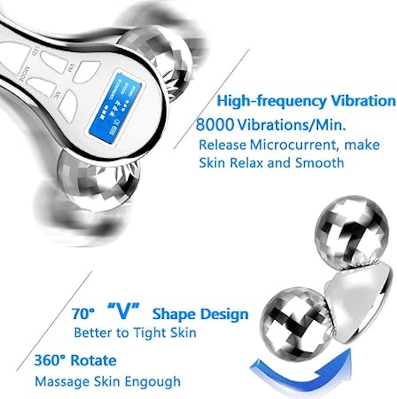 Rolo Massageador Facial de Microcorrente 4D Yeamon 2