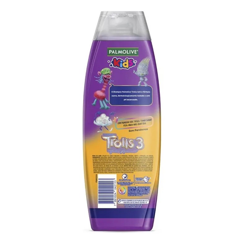Shampoo Palmolive Kids Trolls para Cabelo de Criança 2