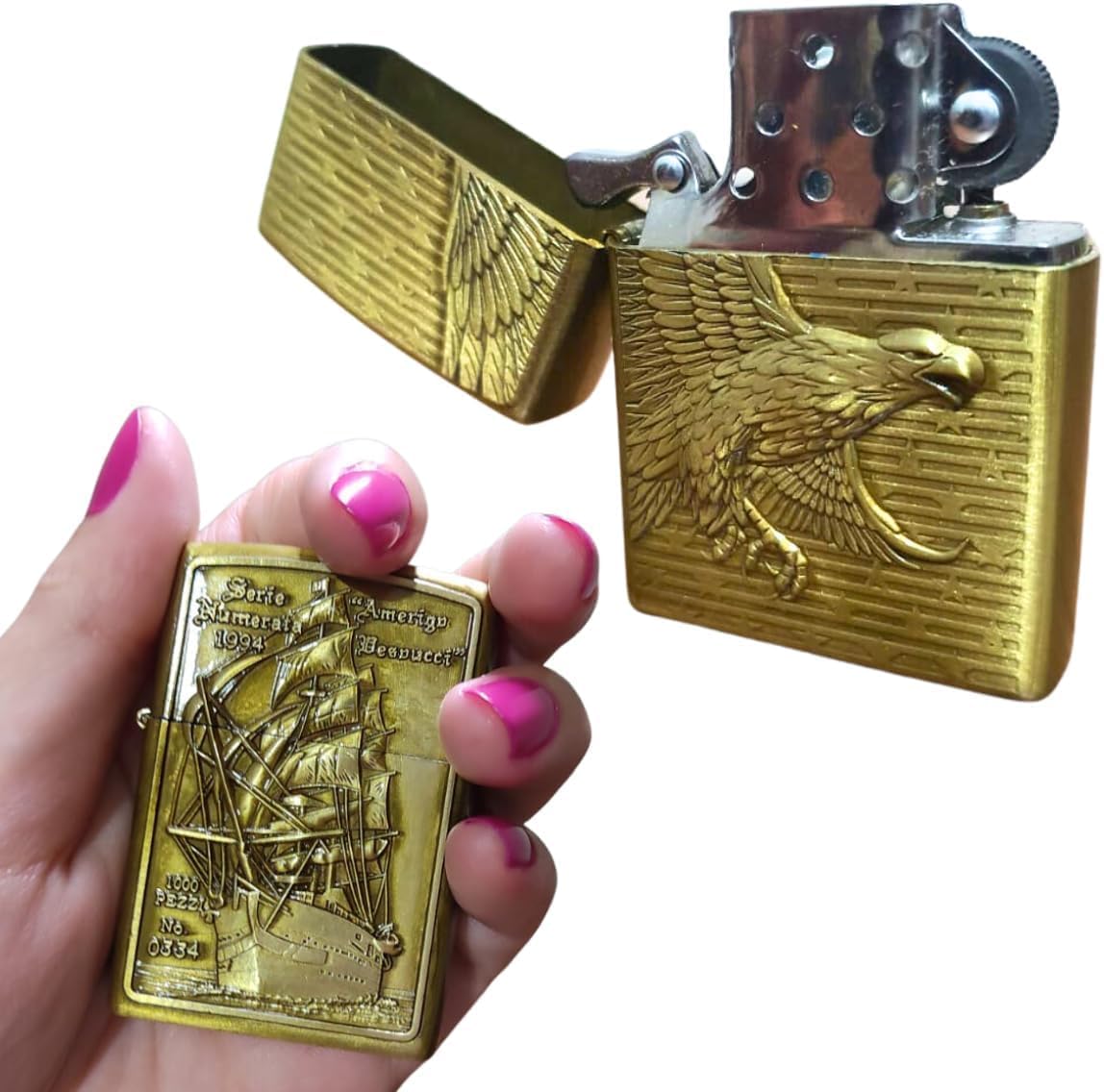 Isqueiro Metal Vintage Luxo 2
