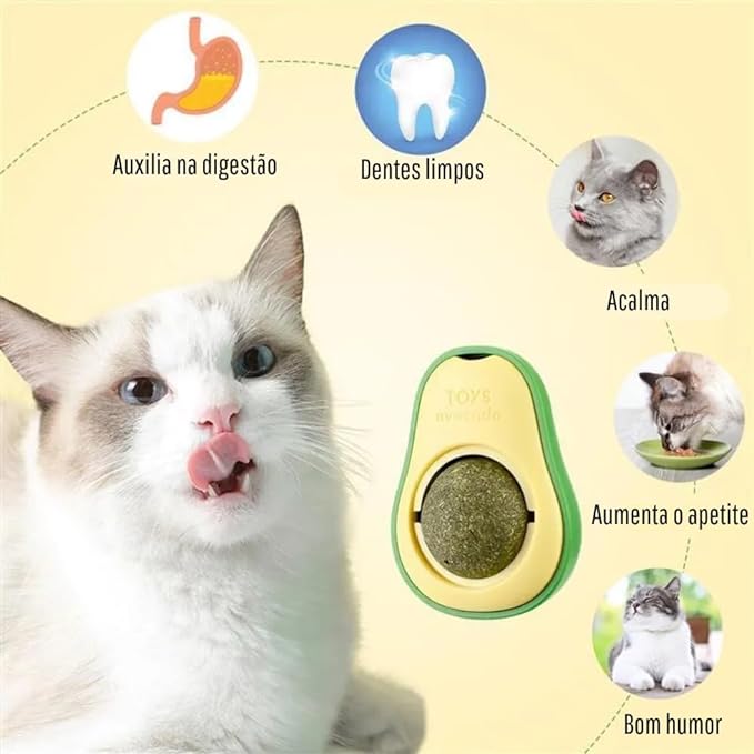 Abacate de Brinquedo para Gatos 5