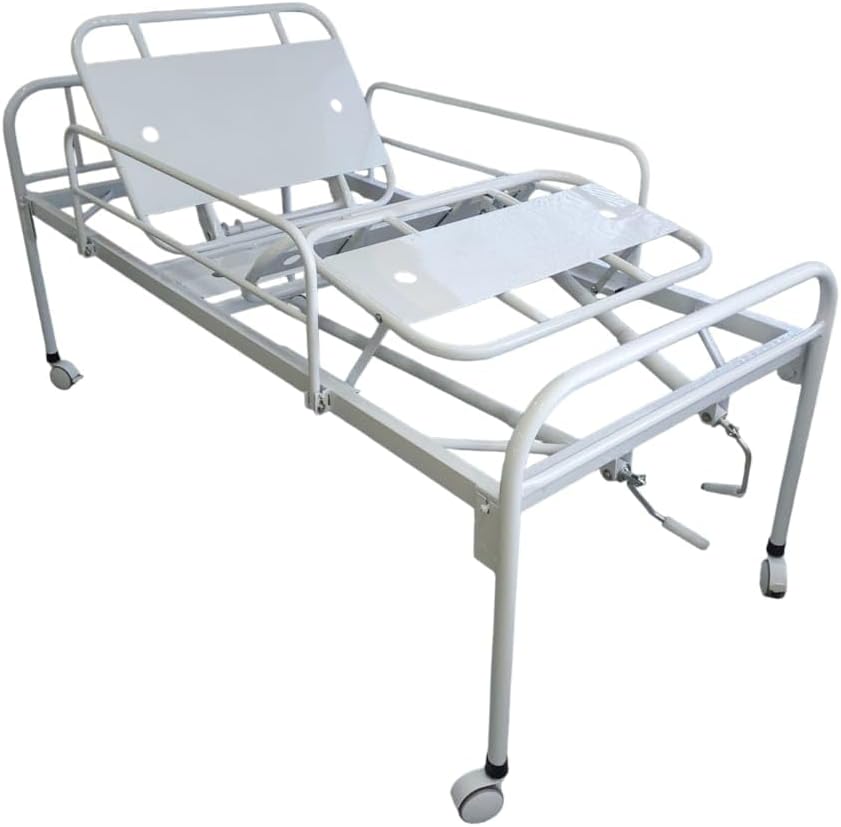 Cama Hospitalar Manual 2 Manivelas com Rodízios Até 200 kg 1
