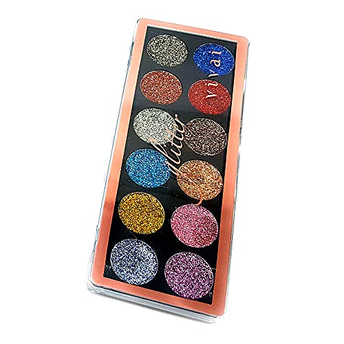Paleta de Glitter 12 cores 1