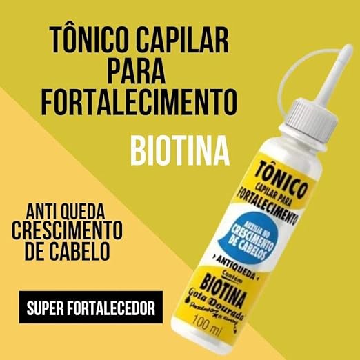 Tônico Biotina Gota Dourada 3