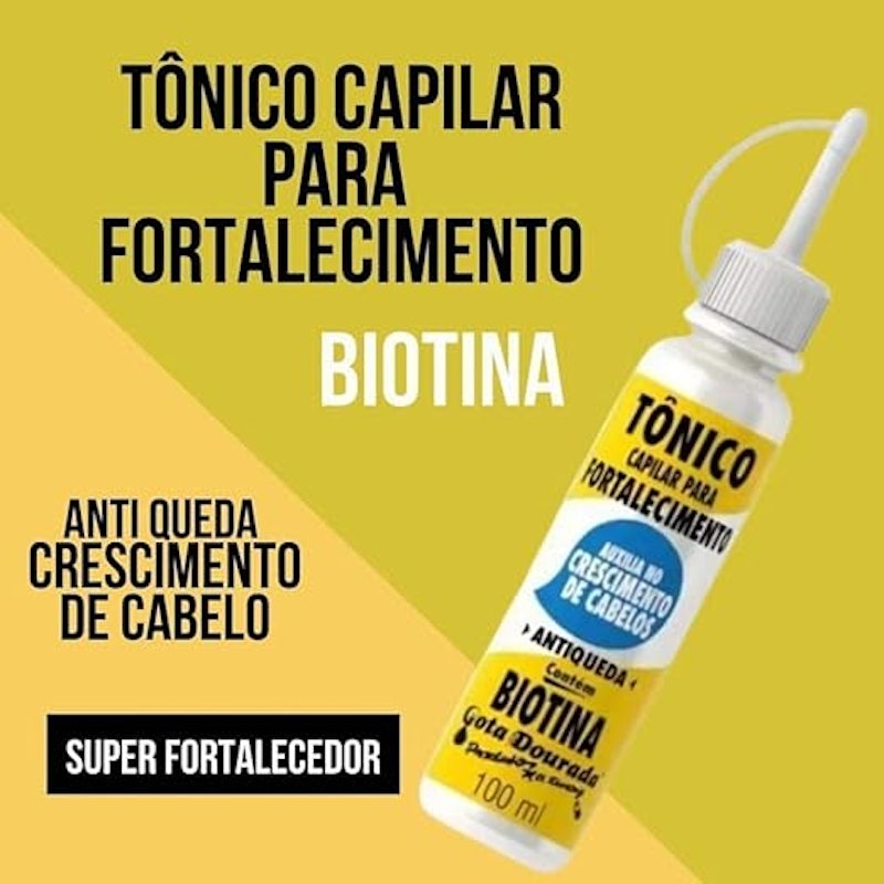 Tônico Biotina Gota Dourada 3