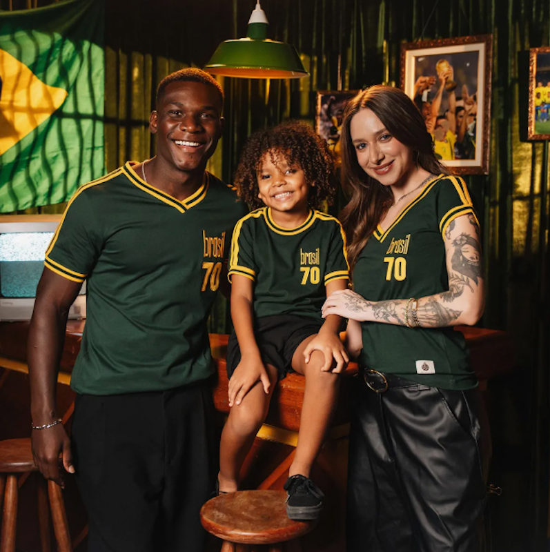 Camisa Brasil Pelé Retrô Treino 1970 Masculina 5