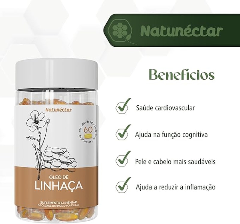 Óleo de Linhaça – 60 Cápsulas 2