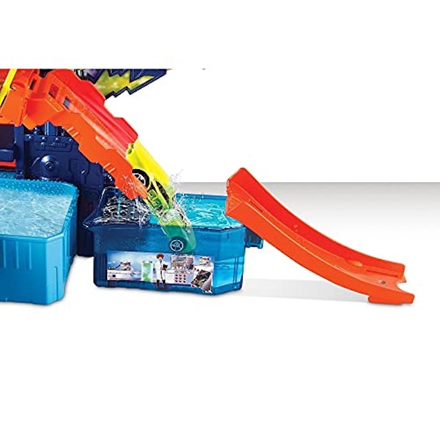 Hot Wheels City Pista de Brinquedo Color Shifters Laboratório Científico 3