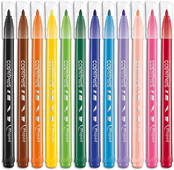 Caneta Hidrográfica Color'Peps Ocean Polvo 12 Cores 2