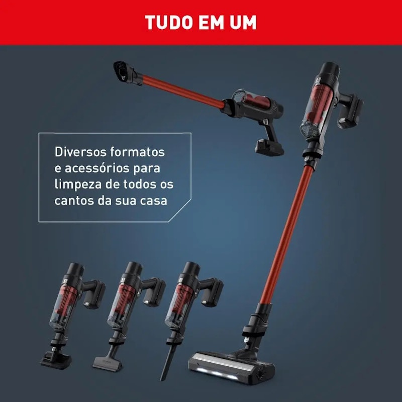 Aspirador de Pó sem Fio Arno X-PERT 7.60 RH6A 5